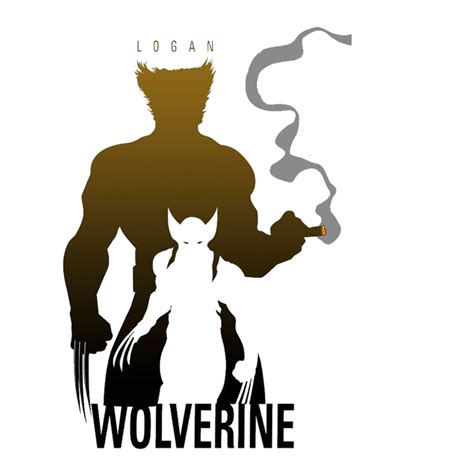 Logan & Wolverine Silhouette Premium Vinyl Stickers – stickerogy
