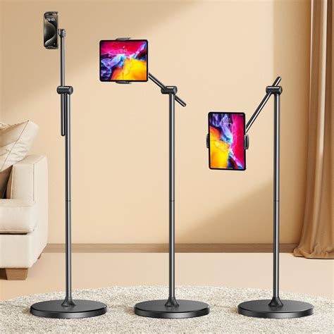 Amazon.com: DIMONCOAT [Height-Adjustable & 360° Rotation Tablet Floor ...
