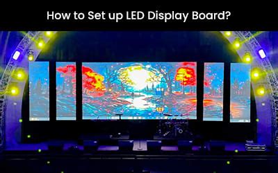 Image result for How to Set Up LED Display