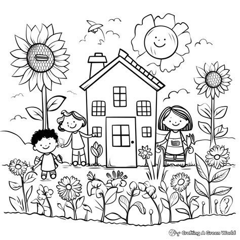Kindergarten Coloring Pages - Free & Printable!