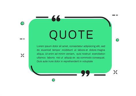 Quote frames templates quote text bubbles modern design vector ...