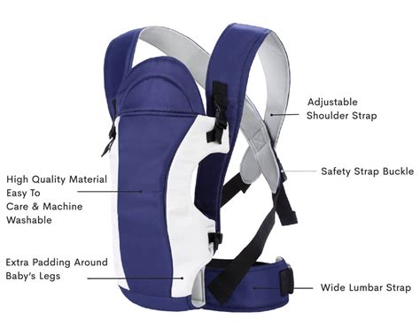 Chubby Cheeks Baby Carrier - Suitable For 6-12 Month Babies (0-15 Kgs)