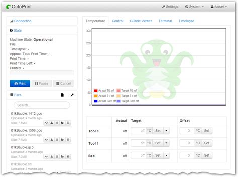 Resultado de imagen de octoprint babystepping
