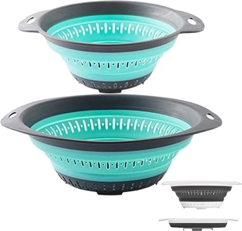 Amazon.com: Collapsible Colander and Strainer,Silicone Strainer ...