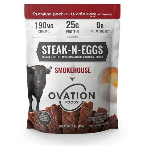 Ovation Foods Steak N Eggs Beef Strips Zero Sugar High | Desertcart INDIA