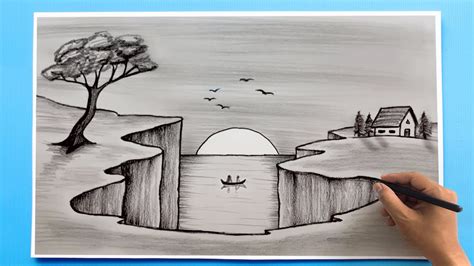 Easy Drawing of Scenery 的图像结果