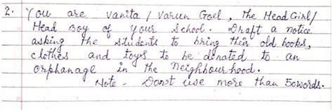 imaging you are vanita / Varun Goyal, the head girl / head boy of your ...