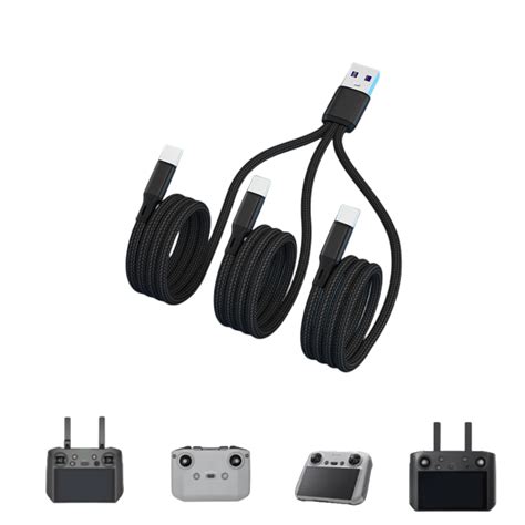 Yi Dong USB Type C Cable 5A Fast Charging, 3 in 1 Charging Cord USB ...