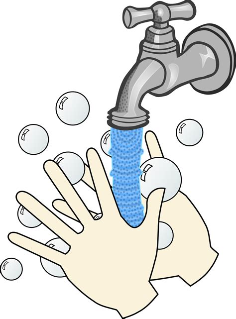 Hand Washing Sign Clip Art