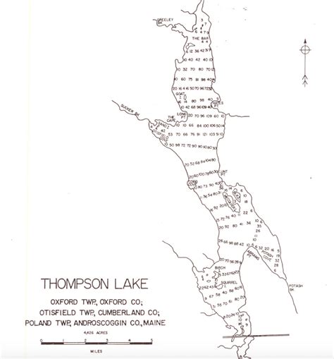 Lake Thompson Lake Map at Sandra Karcher blog