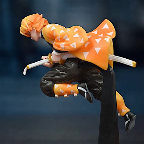 ZENITSU ICONIC POSE ACTION FIGURE WITH STAND - DEMON SLAYER – Masi ...