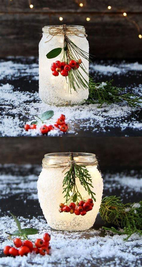 diy christmas jar decorations