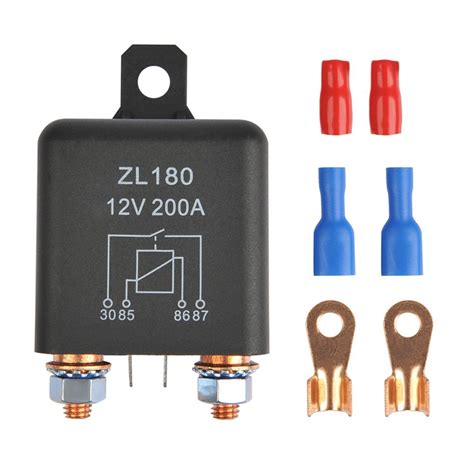 OFNMY 12V 200A Relay ZL180 Car Starter Heavy Duty Split Charge with 2 ...