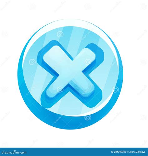 Ice Button, Frozen Frame, Level Menu In Cartoon Style Isolated On White Background. Glass Shiny ...