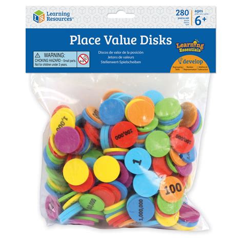 Learning Resources Place Value Disks | LER5215 – SupplyMe