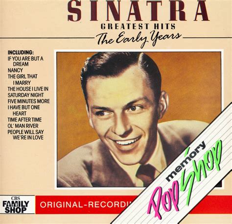 Frank Sinatra – Greatest Hits - The Early Years (CD) - Discogs