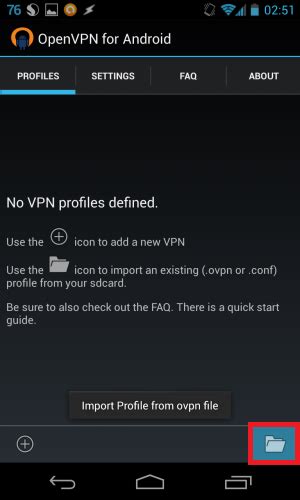 OpenVPN Android Client 的图像结果