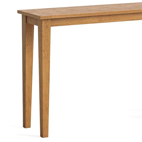 Fran Oak Wooden Console Table for Hallway | Oak console table, Oak ...