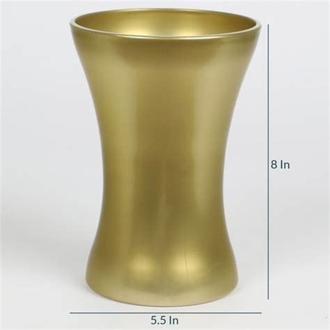 Hand tied Gold Acrylic Vase Home D cor & Plants, Durable & Stylish ...