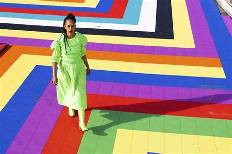 Temple station roof terrace transformed by artist Lakwena Maciver