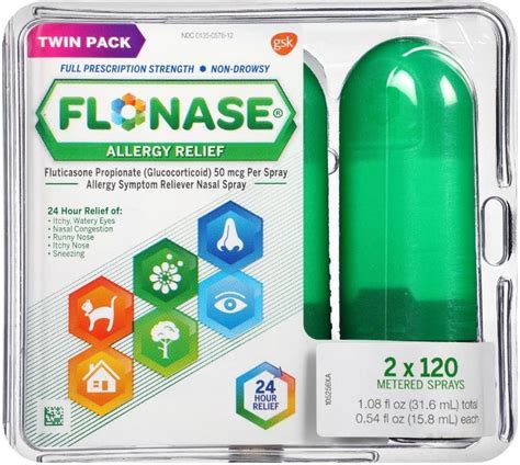 Flonase Allergy Relief Nasal Spray Twin Pack 2 X India | Ubuy