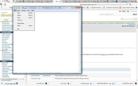 Android Studio Drop-Down Menu 的图像结果