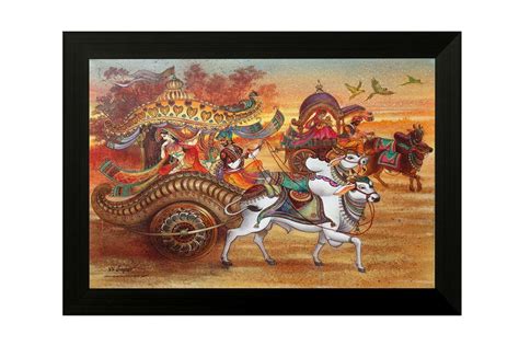 SAF paintings Running Horse 6555 Modern Art UV Textured Framed Art ...
