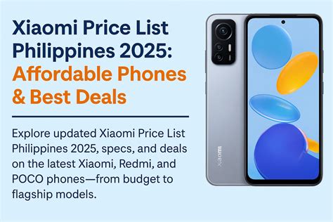 Xiaomi Price List Philippines 2025 – Redmi & POCO Deals