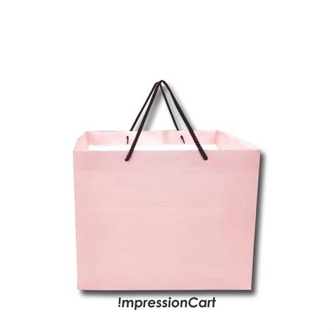 9x9x9 inch Paper Bag ( Peach )– impressioncart