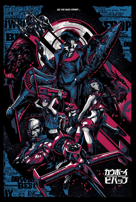 cowboy bebop poster by DIGITALWIDERESOURCE on deviantART