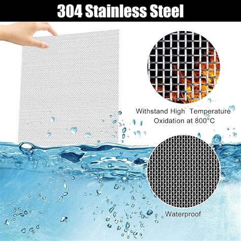 ZWIN 304 Stainless Steel Woven Metal Mesh, Heat Resistant India | Ubuy