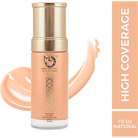 Buy Mattlook High Coverage Waterproof Oil-Free Matte Foundation - SPF ...