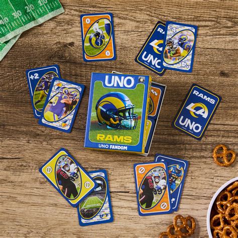 UNO Fandom NFL Los Angeles Rams Game Deck | Mattel Creations