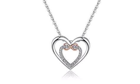 Leo Rosi Infinity Heart Penda... | Groupon Goods