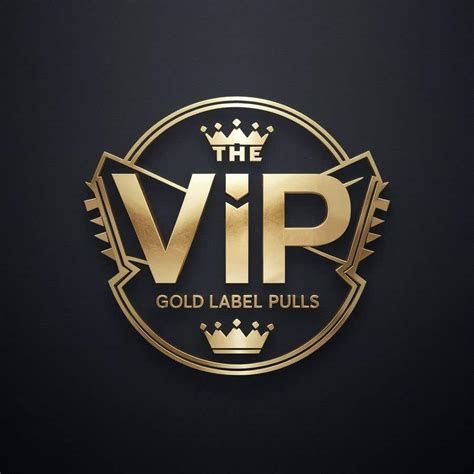Modern VIP Gold Label Stream Logo Design | Freelancer