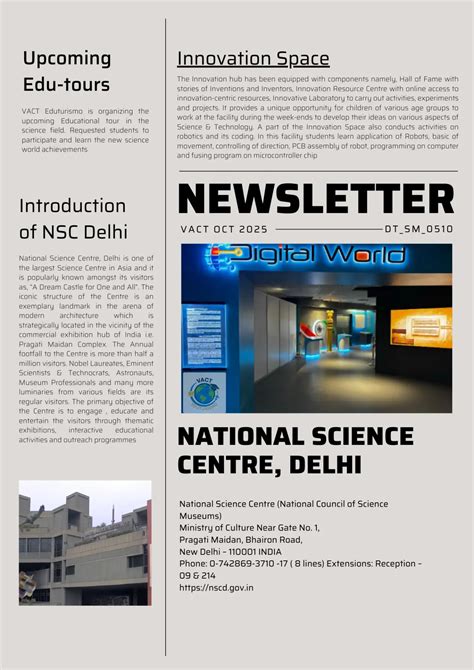VACT NewsLetter | vacteduturismo