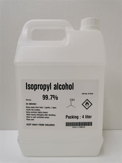 Isopropyl Alcohol IPA 99% pure alcohol 4liter | Lazada