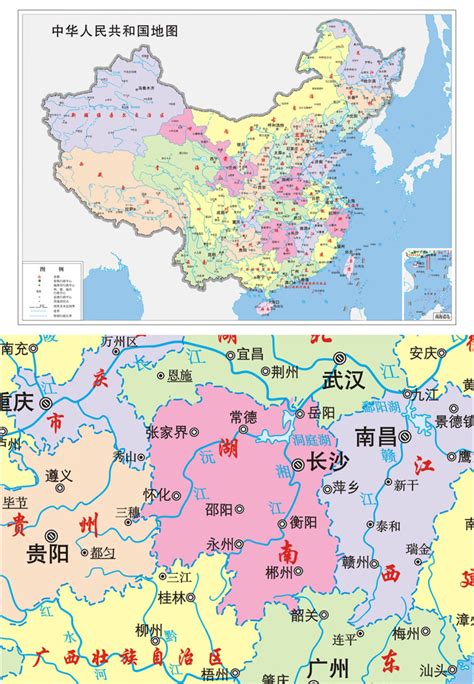 中国详细的市级地图,中国地级市地图高清,34省市地图城市分布图_大山谷图库