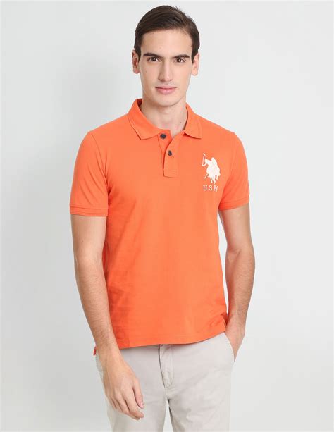 Patterned Collar Cotton Polo Shirt – U.S. Polo Assn. India