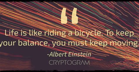 Riding a bicycle — Teletype