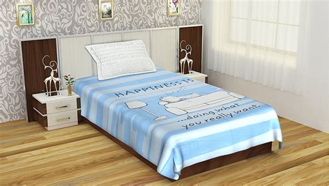 Portico New York Happiness is Cotton Single Bedsheet with 1 Pillow ...
