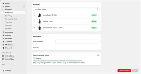 Image result for Collection Navigation Mobile Shopify