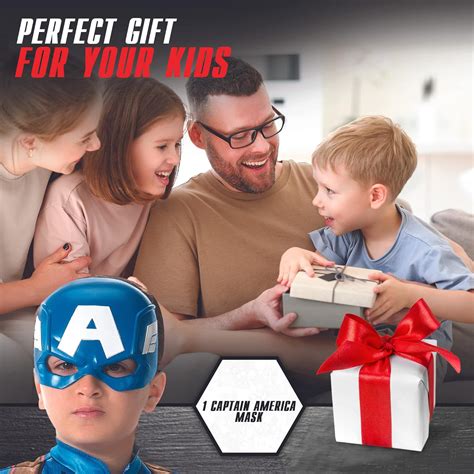 Buy Jazwares Captain America Helmet Mask for Kids from Official Marvel ...