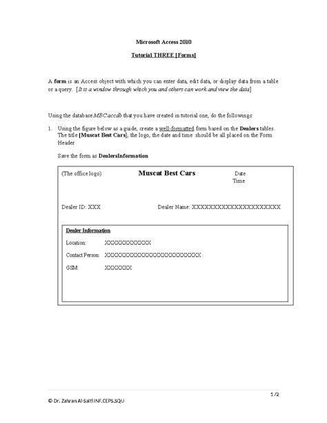 MS Access Tutorial 的图像结果