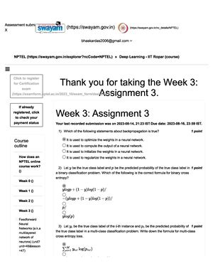Unit-1 complete notes - Basic models The models of ANN are specied by ...