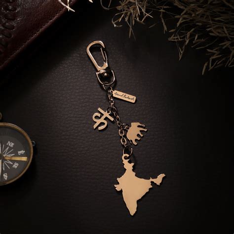 Fashionable Bag Charm | India Map Design