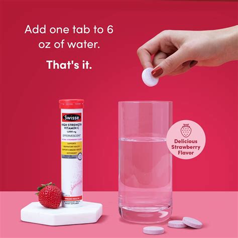 Swisse Effervescent Vitamin C 1000mg Dissolvable India | Ubuy