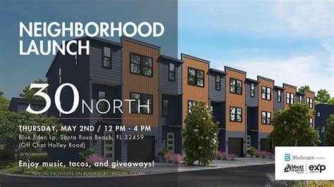 30 North Neighborhood Launch - Santa Rosa Beach, Blue Eden Loop, Walton ...