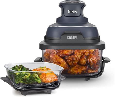 Ninja CRISPi Portable Airfryer 3.8L 4-in-1: Hot Air Frying, Roasting ...