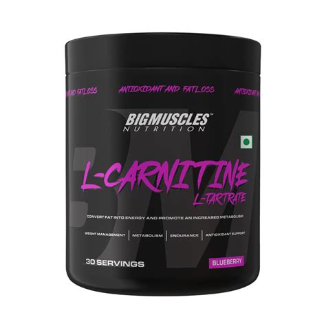 Bigmuscles Nutrition L-Carnitine L-Tartrate Powder [30 Servings ...